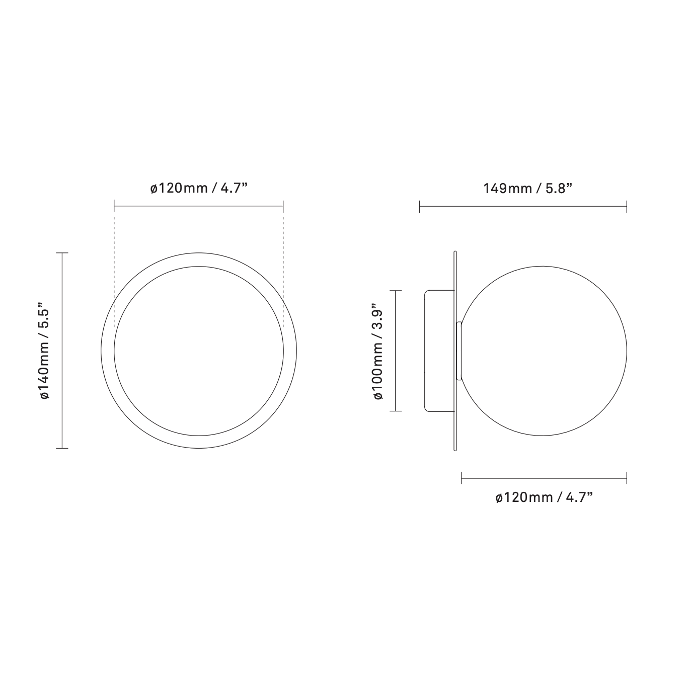Liila 1 Small 壁燈