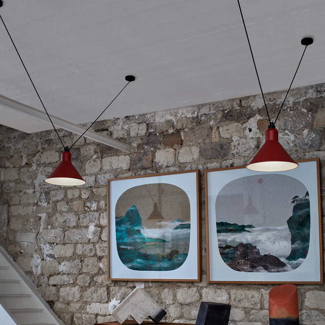 Les Acrobates de Gras N°323 吊燈 – XL 錐形燈罩