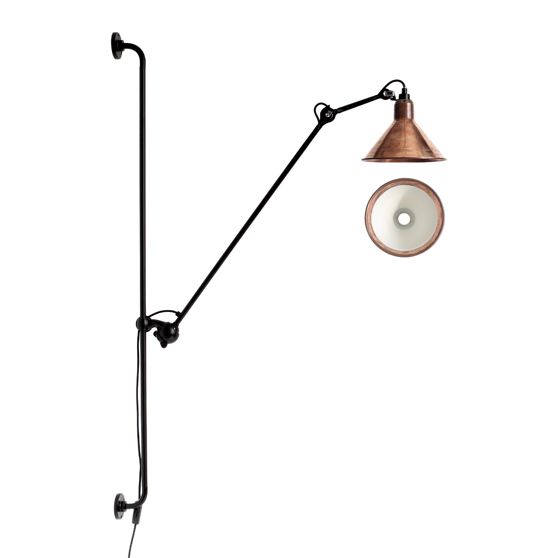 Lampe Gras N°214 壁燈