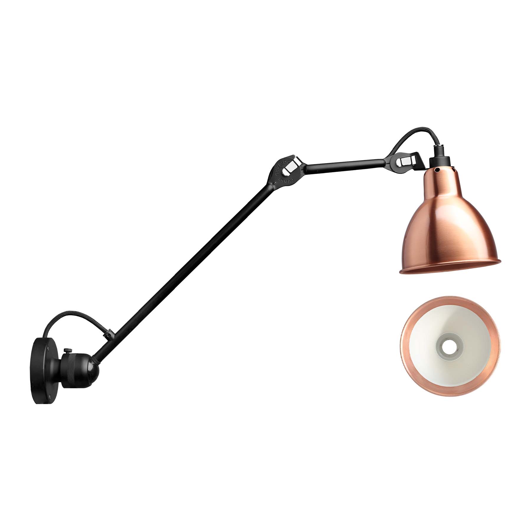 Lampe Gras N°304 L40 壁燈