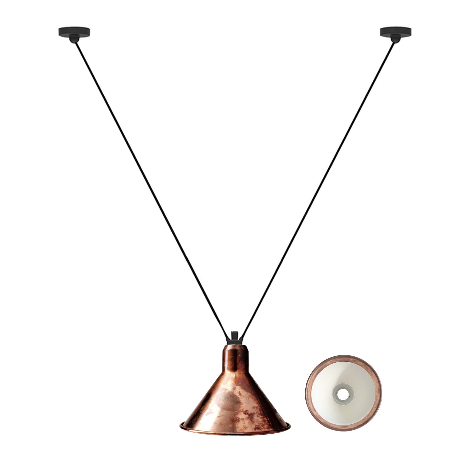 Les Acrobates de Gras N°323 吊燈 – L 錐形燈罩