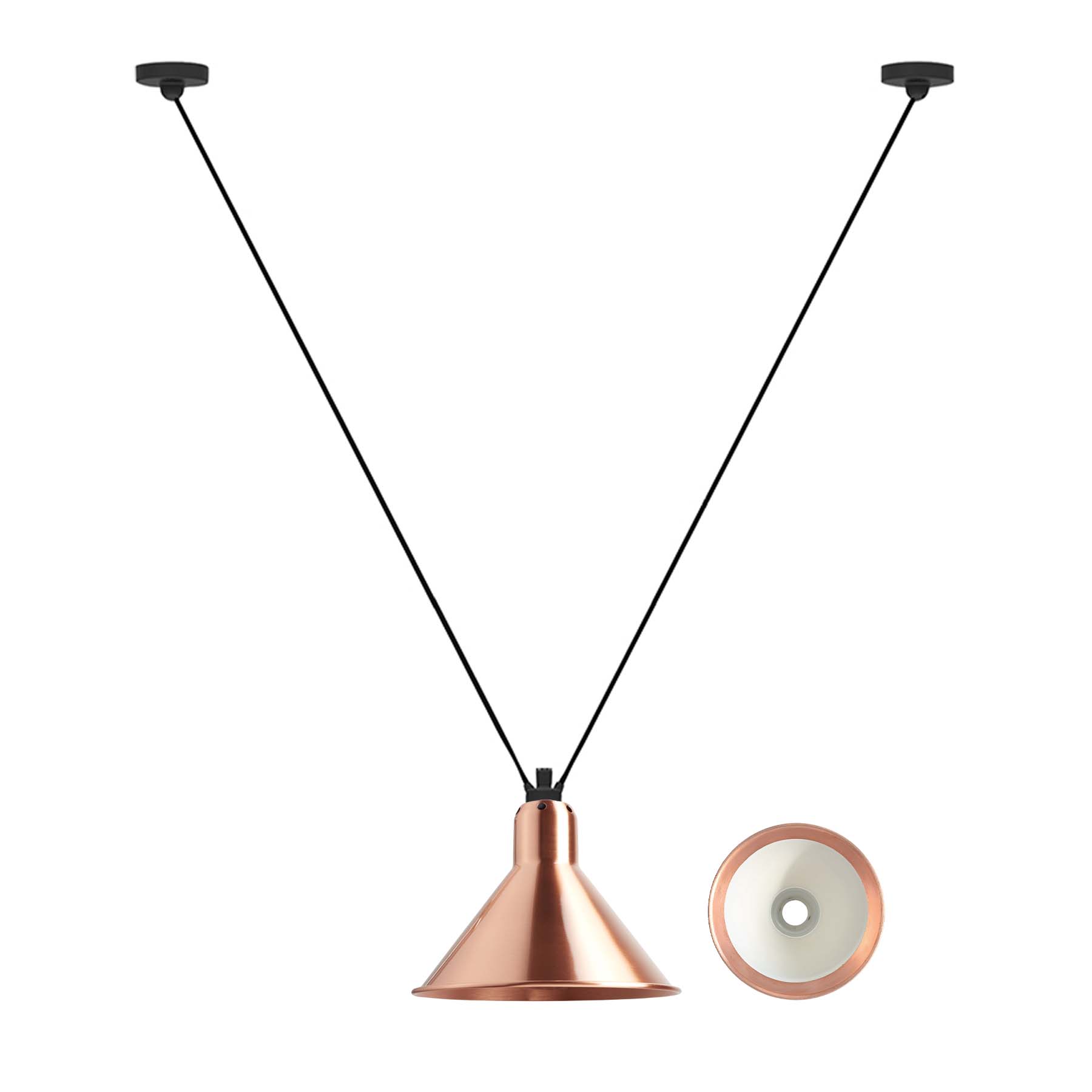 Les Acrobates de Gras N°323 吊燈 – L 錐形燈罩