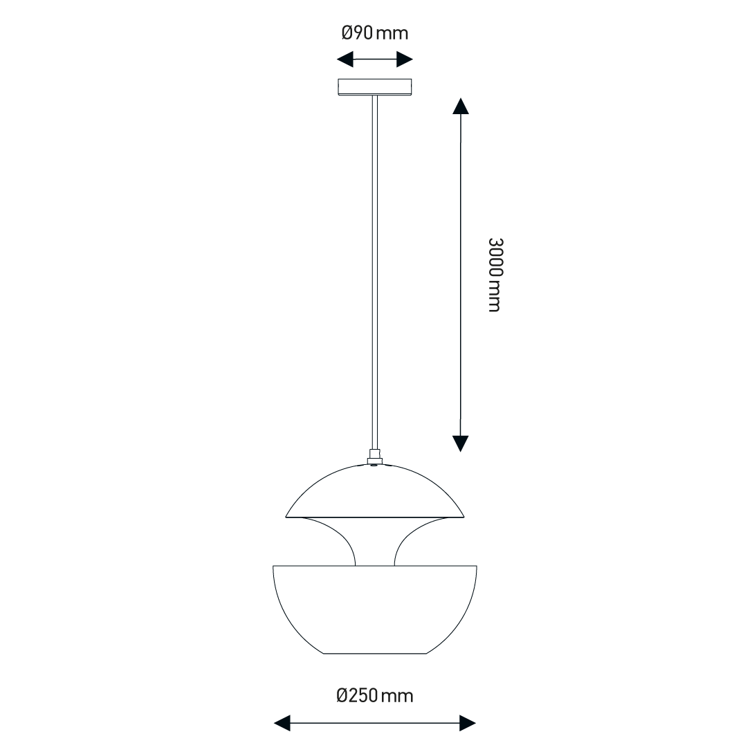 Here Comes the Sun 250 吊燈