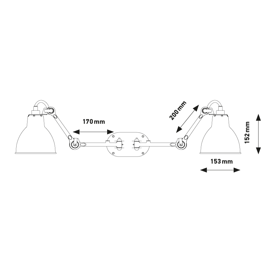 Les Doubles de Gras N°204 Double 壁燈