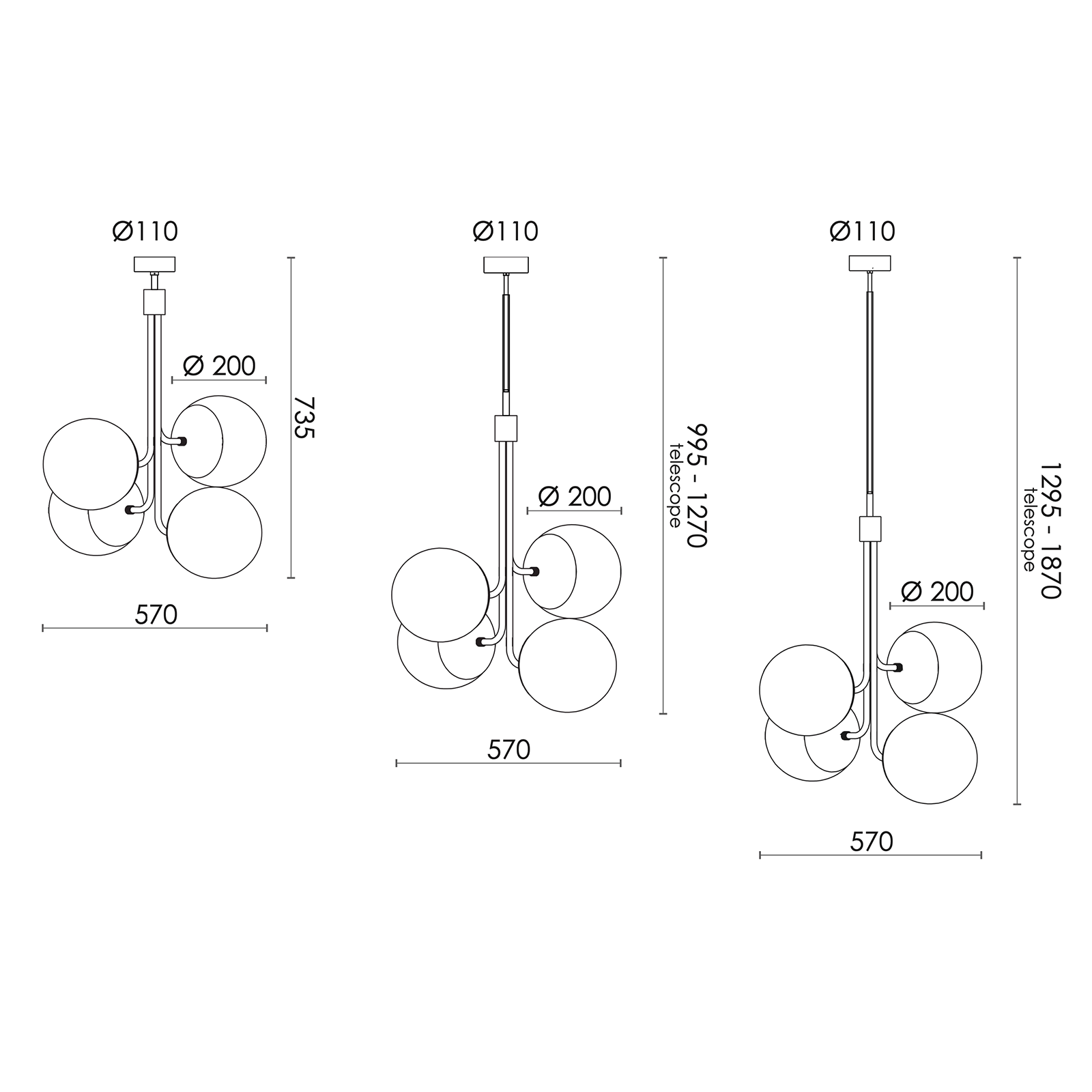 Lord Bouquet 吸頂吊燈