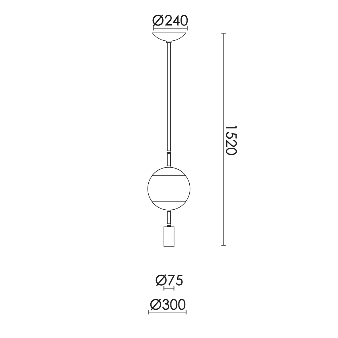Monroe 1 吸頂吊燈