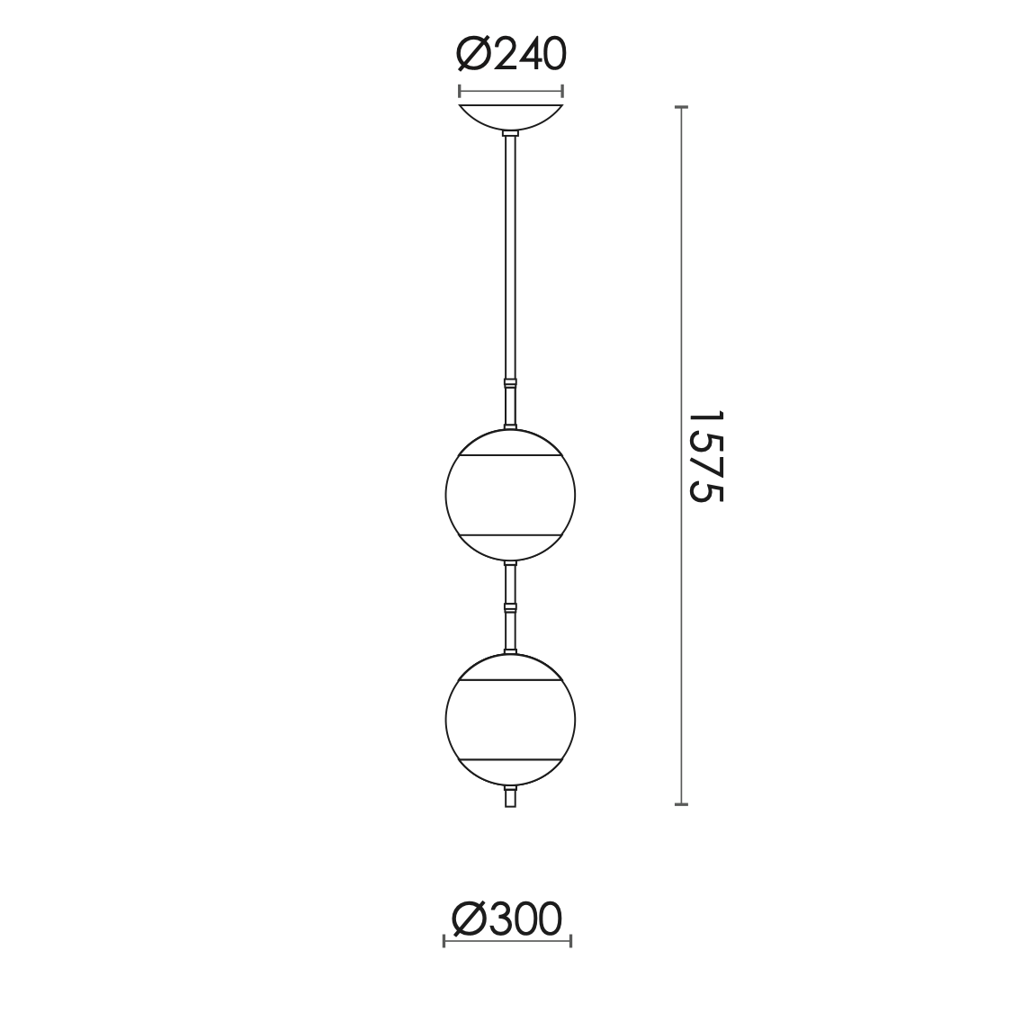 Monroe 2 吸頂吊燈