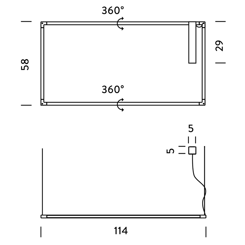 Spigolo Horizontal 吊燈